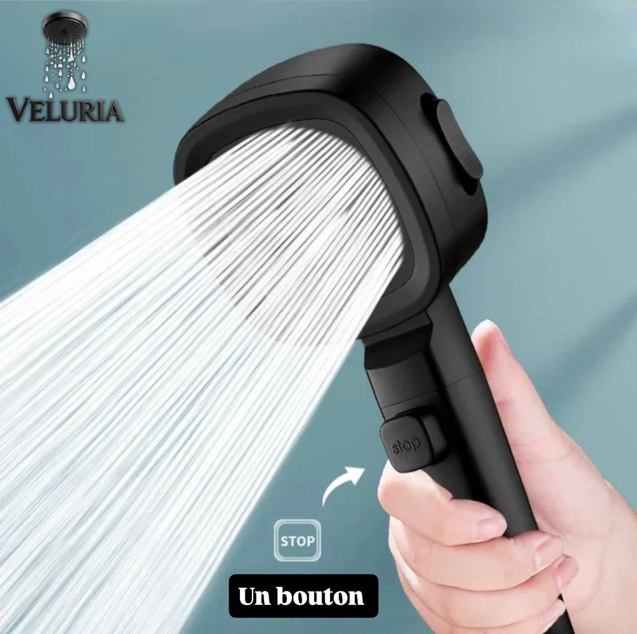 Veluria - Pommeau de Douche 3 en 1